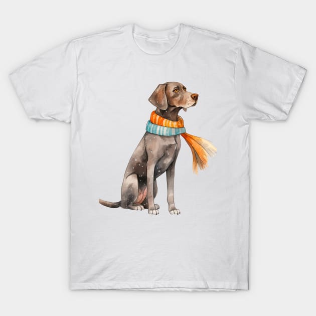 Winter dog T-Shirt by piscoletters